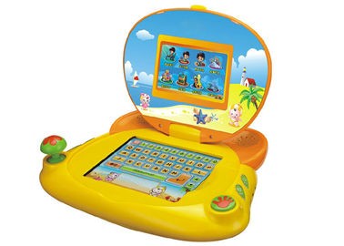 이른 교육을 위한 정제, 휴대용 퍼스널 컴퓨터를 배워 아이를 배워 사랑스러운 노란 아기